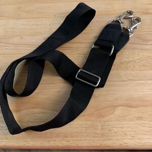 Targus Laptop Bag Replacement Strap Nylon Black & Silver Tone 56”